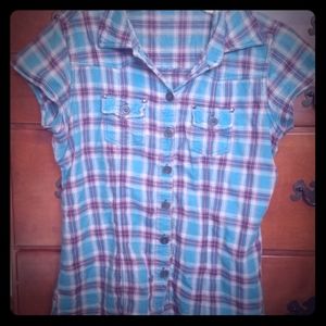 Maurice's Sz M Short Sleeve Shirt